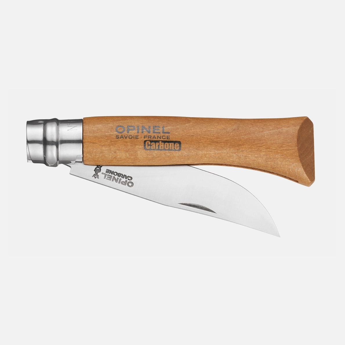 Opinel N°10 Beech Carbon Folding Knife