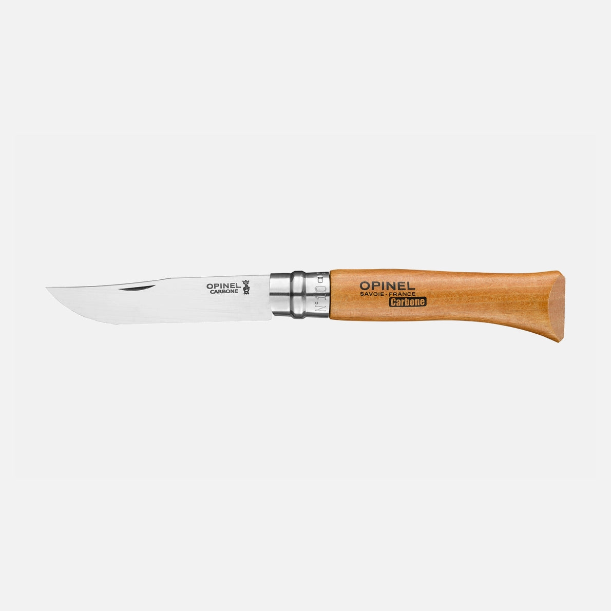 Opinel N°10 Beech Carbon Folding Knife