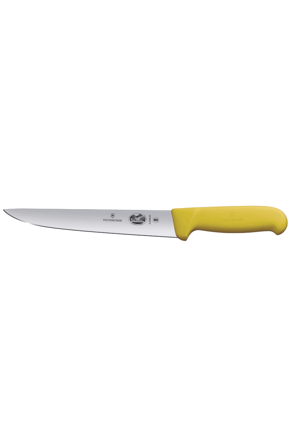 5.5508.20 Victorinox Carving Knife Fibrox Handle Yellow
