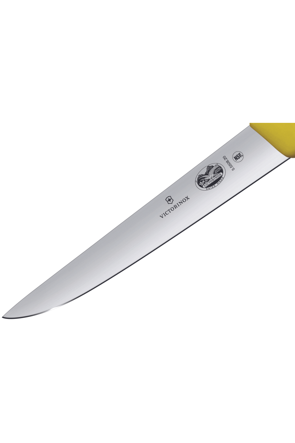 5.5508.20 Victorinox Carving Knife Fibrox Handle Yellow