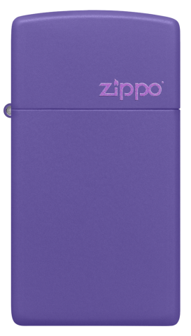 1637ZL Purple Matte With Zippo Logo
