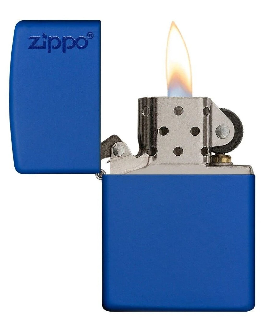 229ZL Royal Blue Matte Zippo Logo