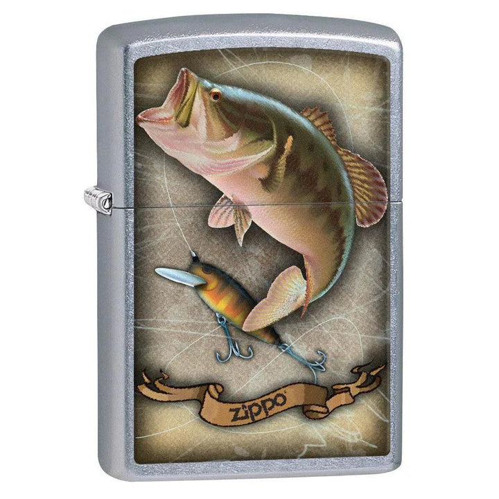 80472 Bass Fishing with Lure - Street Chrome