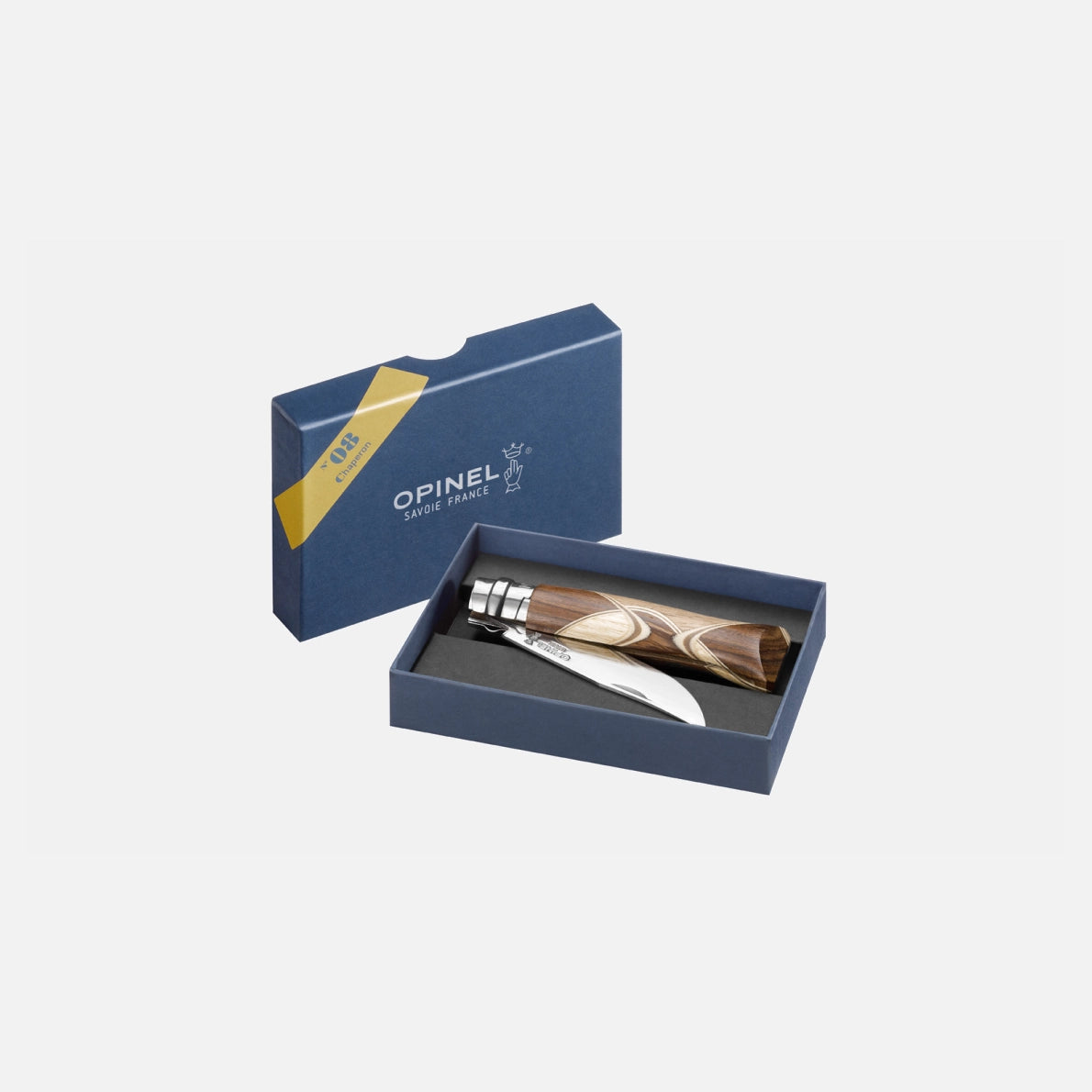 Opinel N°08 Chaperon Mirror Blade Folding Knife