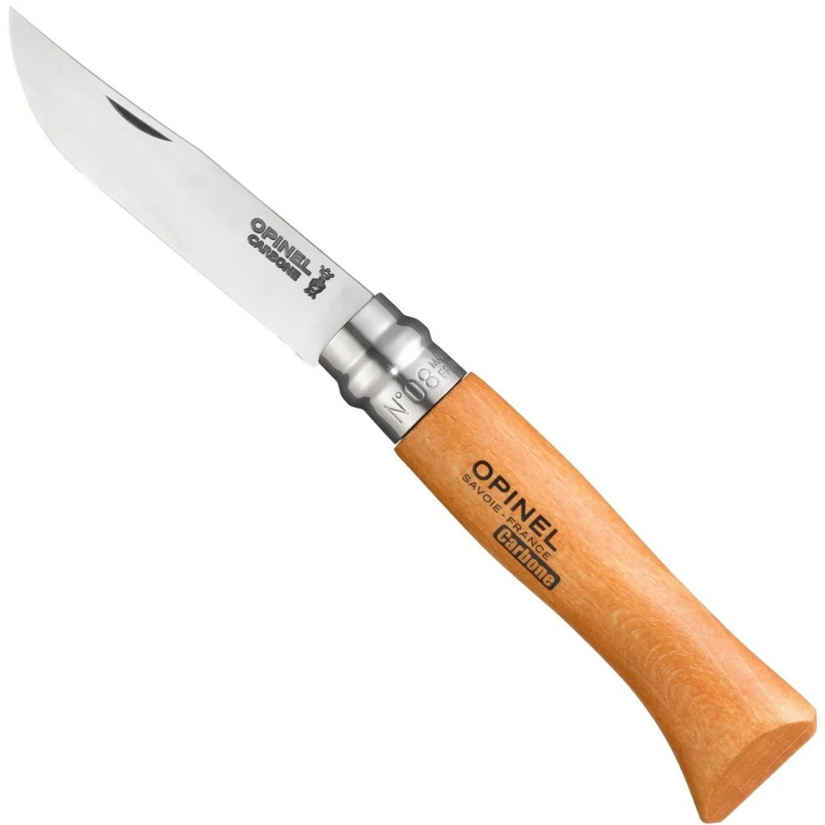 Opinel N08 Beech Carbon