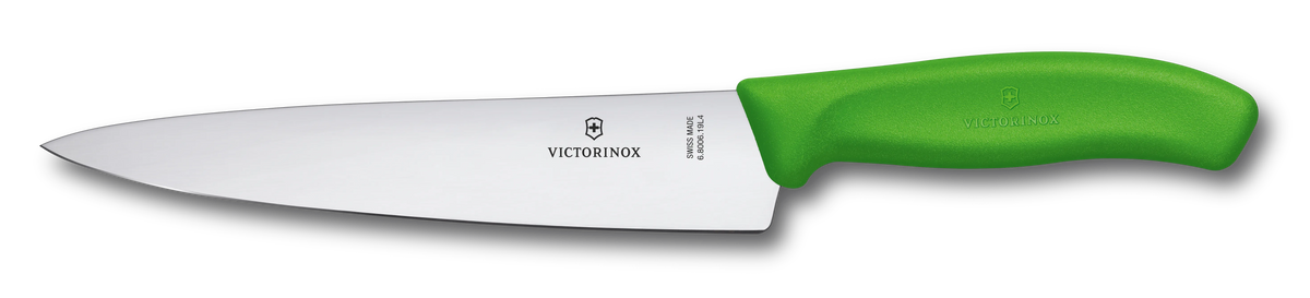 6.8006.19L4B SWISSCLASSIC CARVING KNIFE NORMAL 19CM GREEN BLISTER