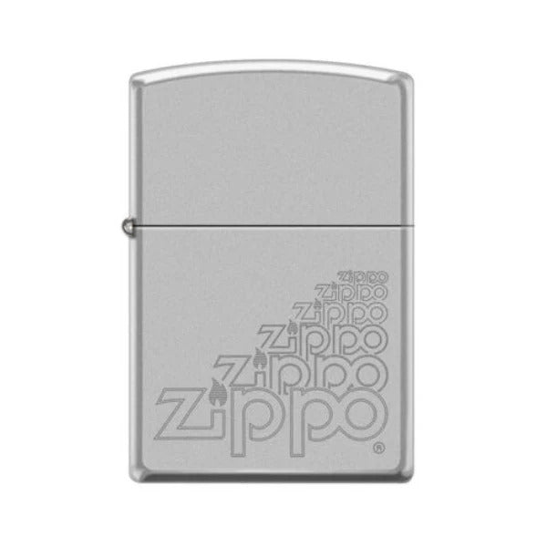 205 AE184041 REG SATIN CHROME ZIPPO