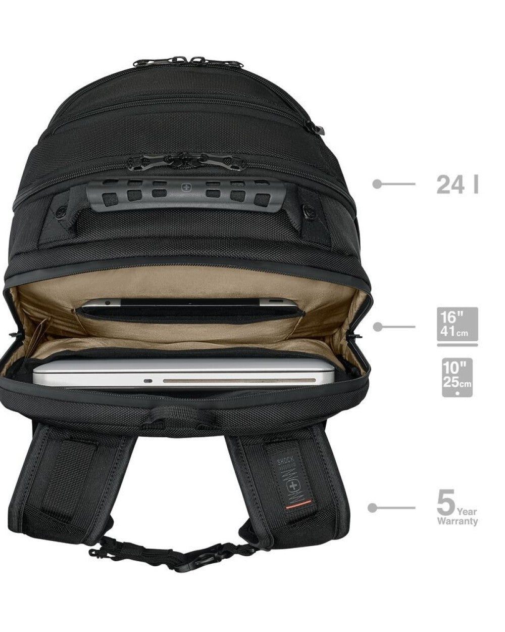 653629 ICONS LAPTOP BACKPACK 16"