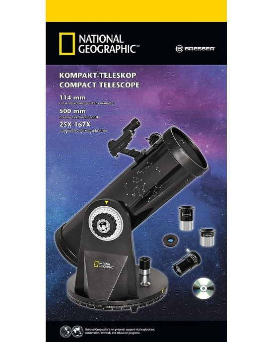 7702 National Geographic Compact Telescope 114/500