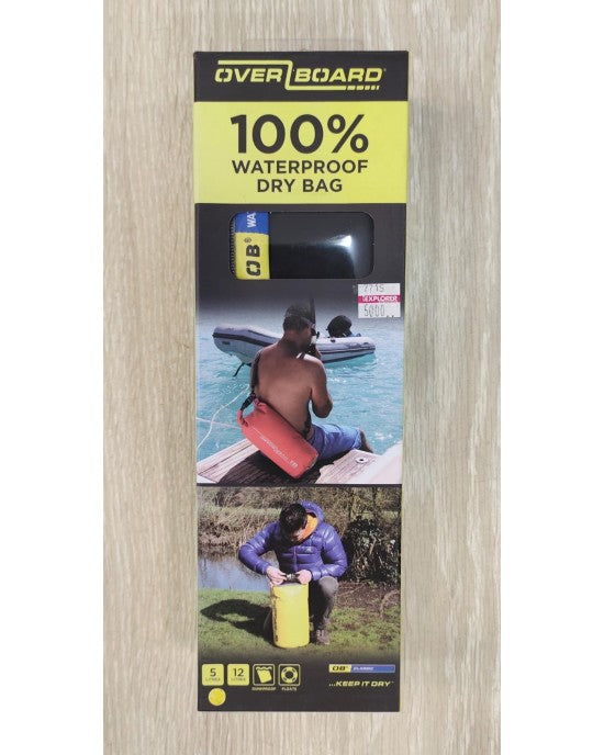 OB1001BLK Overboard Waterproof Dry Tube Bag 5L BLK