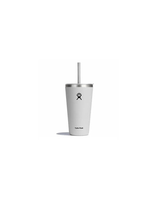 T28PS110_28 OZ ALL AROUND TUMBLER STRAW LID WHITE