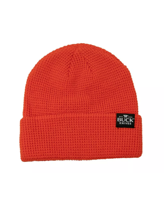 13598 BEANIE ORANGE BUCK LOGO