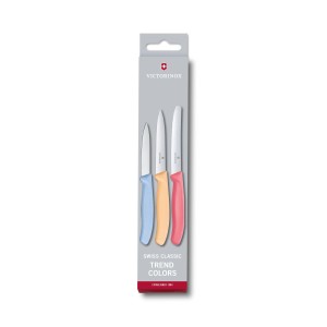 Swiss Classic Trend Colors Paring Knife Set, 3 Pieces