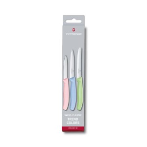 Swiss Classic Trend Colors Paring Knife Set, 3 Pieces