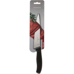 6.8003.25B	Swiss Classic, Kochmesser, 25cm, gerade, schwarz, B