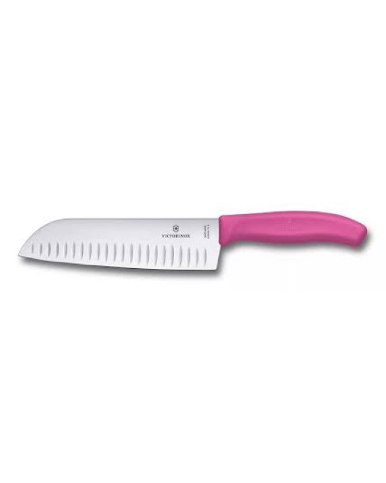 6.8526.17L5B	Swiss Classic, Santokumesser, 17cm, gerade, Kullen,pink,B