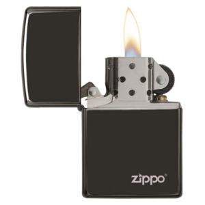 24756ZL EBONY WITH ZIPPO LOGO