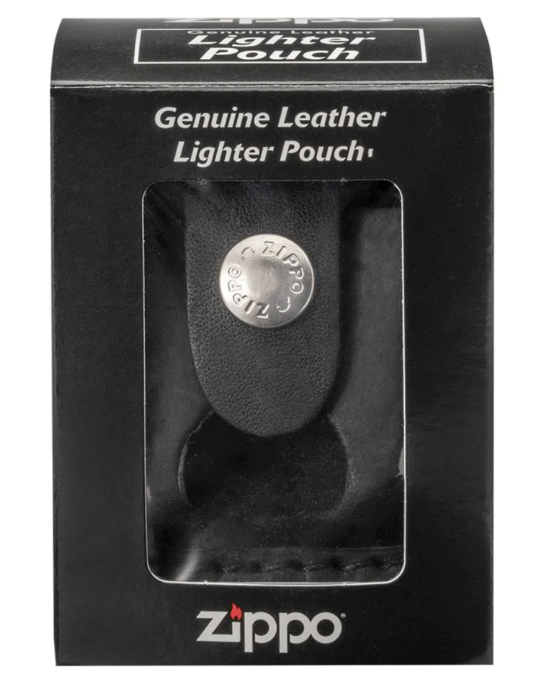 Black Lighter Pouch- Thumb Notch 