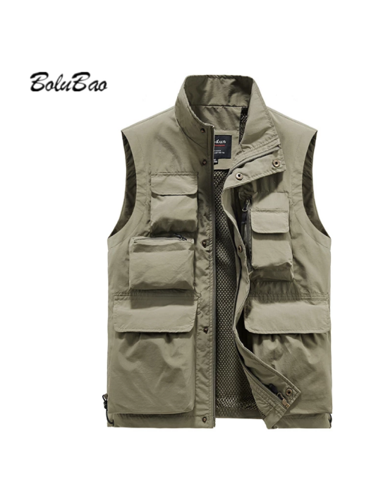 7573_men outdoor Vest coat