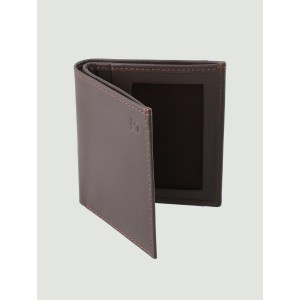 COMPACT BI-FOLD WALLET WITH ID WINDOW