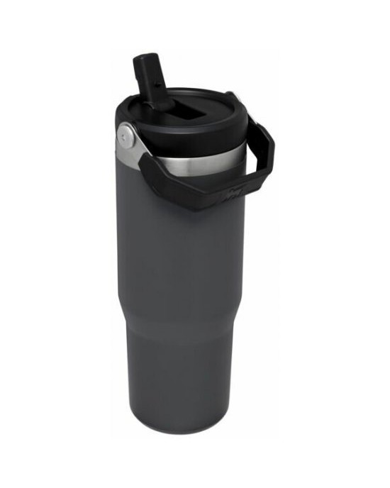 STANLEY THE ICEFLOW FLIP STRAW TUMBLER CHARCOAL 0.89L