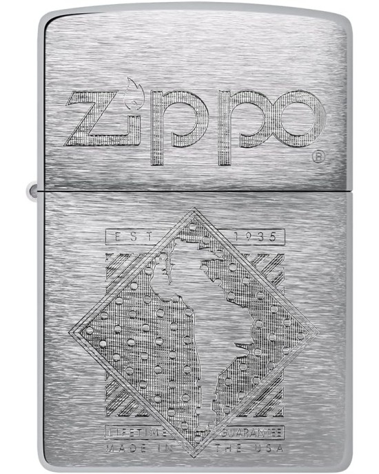 AE184423 200 REG BR/CHR ZIPPO WINDY