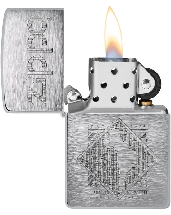 AE184423 200 REG BR/CHR ZIPPO WINDY