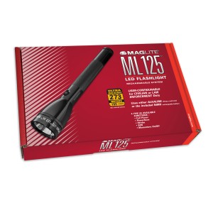 MAGLITE ML-125 3-Cell C Rechargeable LED - BLACK