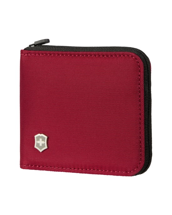 Travel Accessories EXT, Zip- Around Wallet, RFID, Red