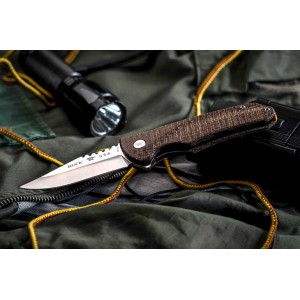 Sprint Pro Folding Knife - Burlap Micarta® 12135